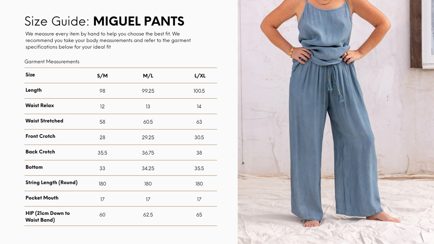 
                  
                    Miguel Straight Legged Pants | Orange Peel | Cornflower
                  
                