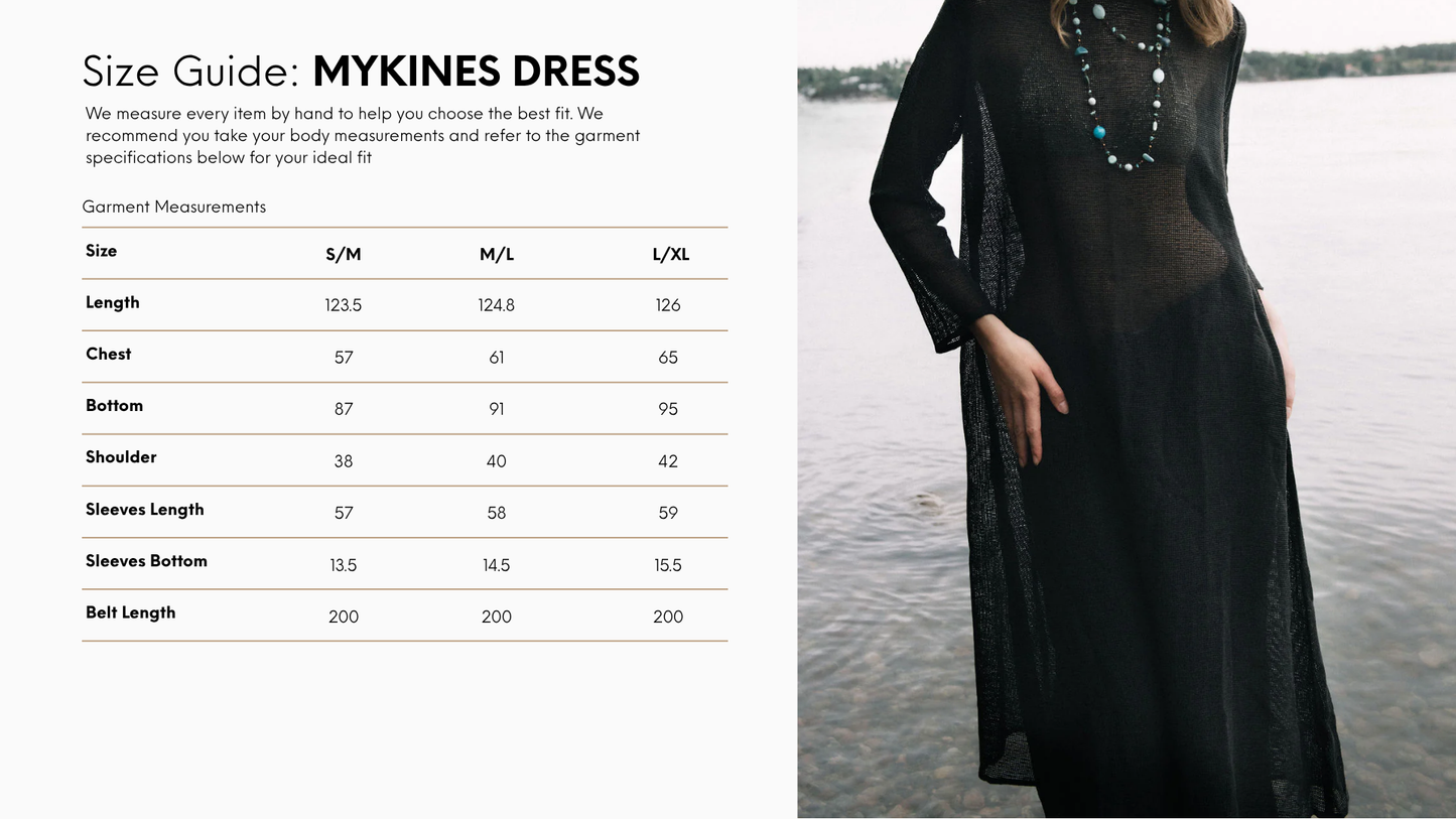 
                  
                    Mykines Maxi Dress I Net Charcoal
                  
                