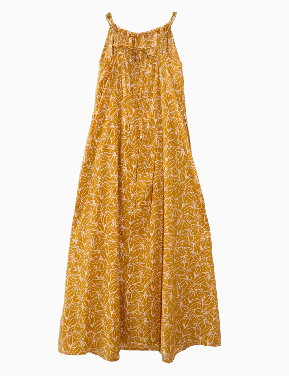 
                  
                    product photo of light patterned gomera maxi dress in mustard seed print
                  
                