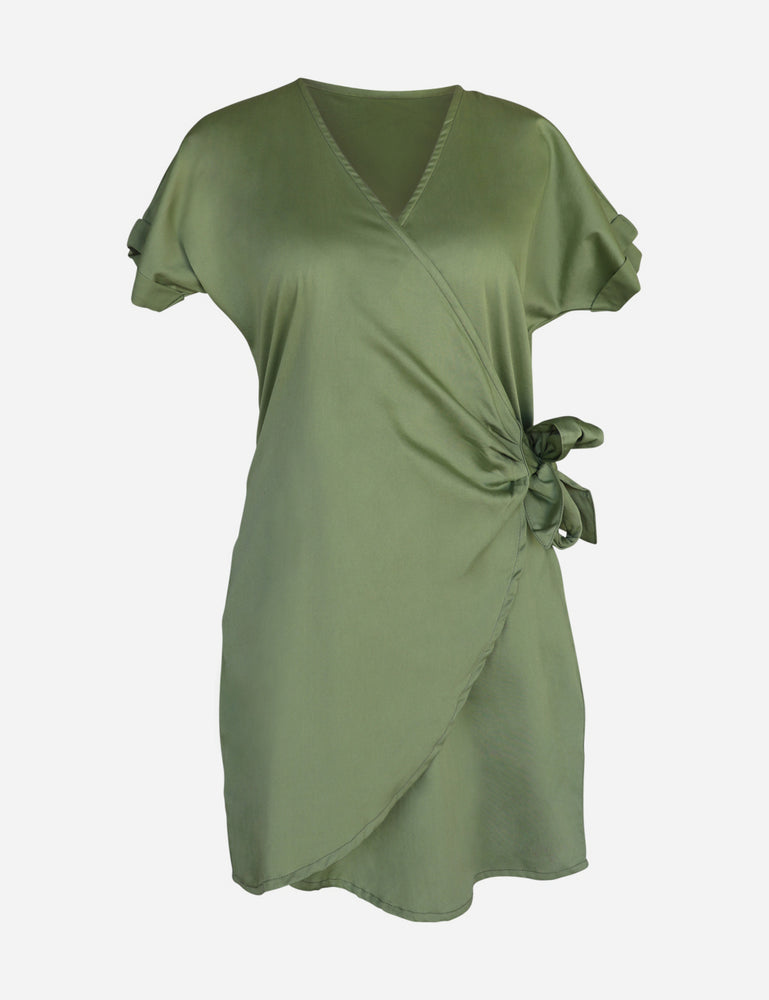 
                  
                    Organic Cotton Mini Wrap Dress | Wabi Sabi
                  
                