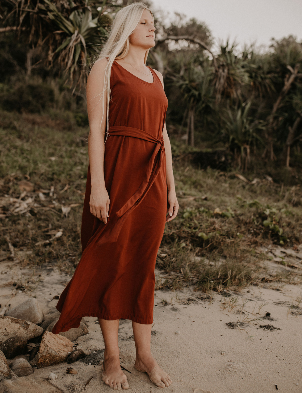 bamboo maxi dress Bamboo Ring Maxi Dress